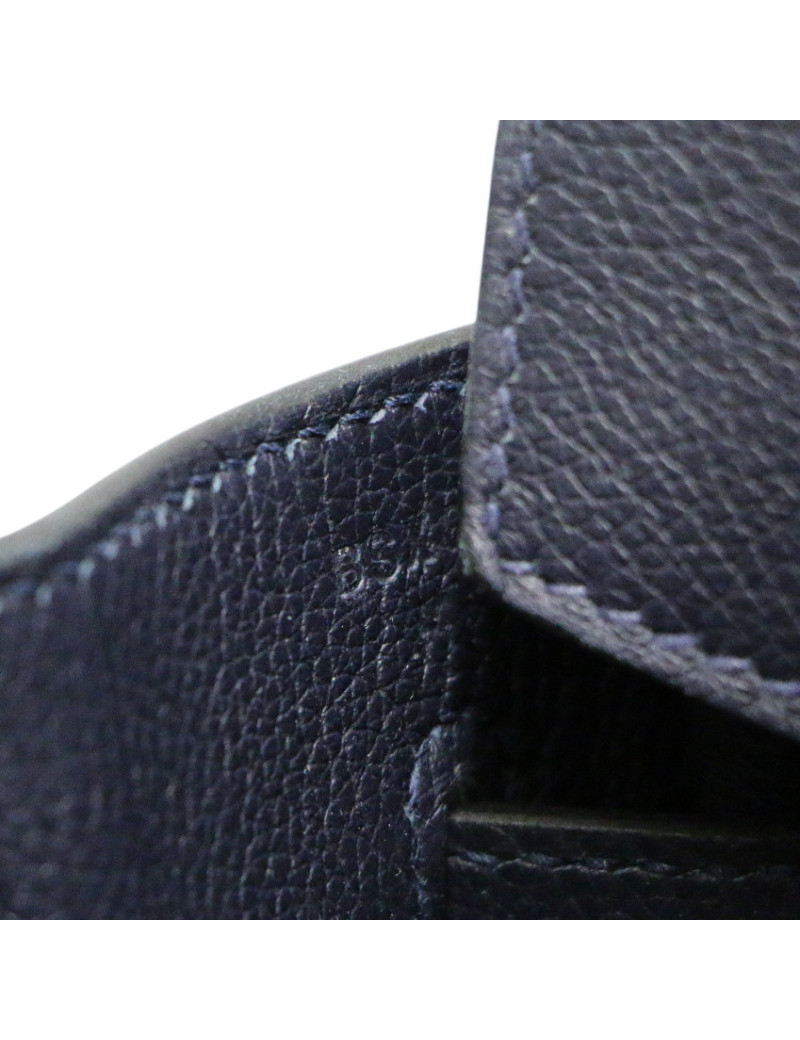 HAC 40 HERMES toile écrue bleue