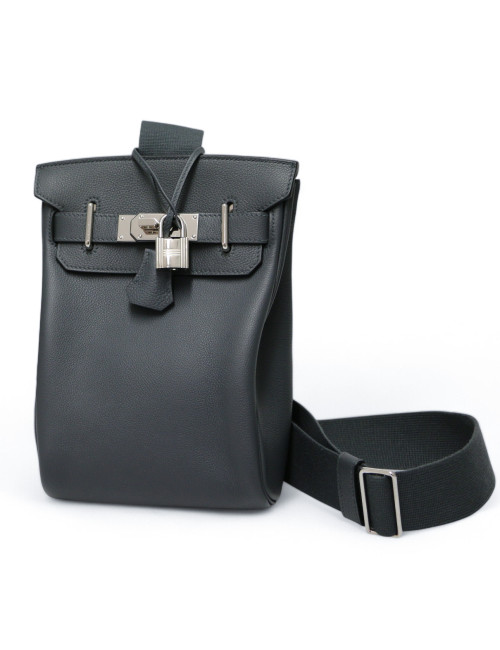 HERMES HAC à dos gris Homme