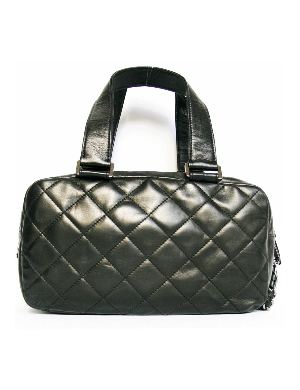 Sac CHANEL cuir matelassé noir