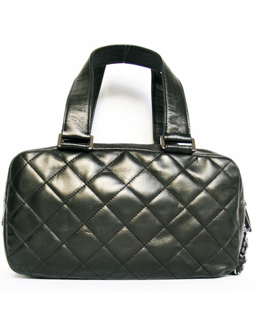 Sac CHANEL cuir matelassé noir