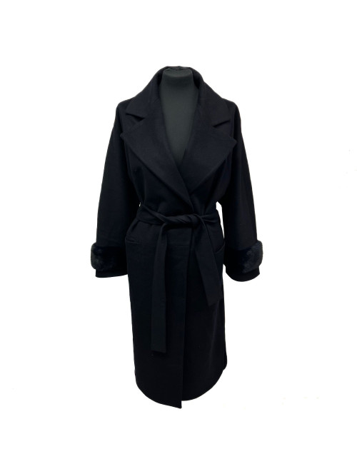 Manteau LORO PIANA bleu nuit T38