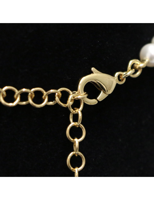 Ras de cou CHANEL perles et coeur