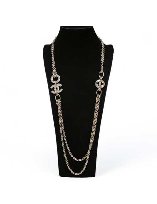 Long sautoir CHANEL doré