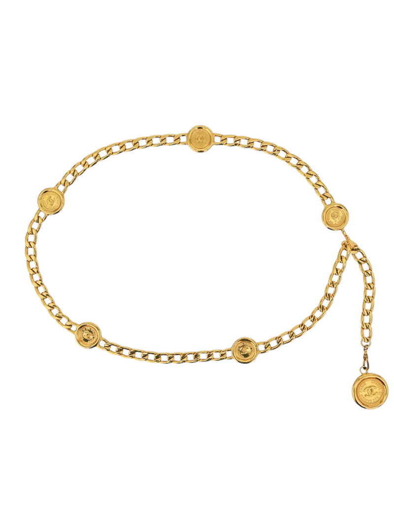 Ceinture vintage CHANEL dorée