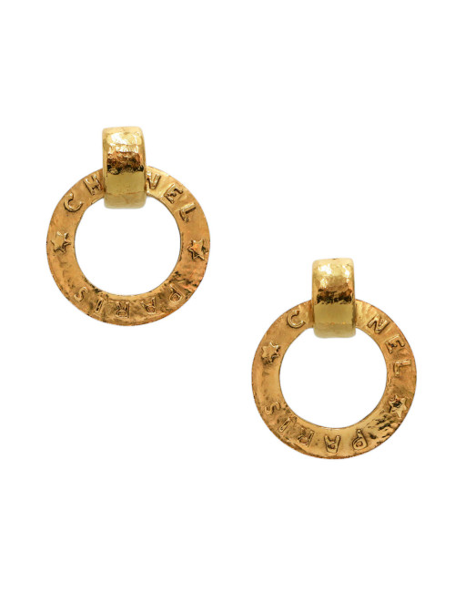 Clips CHANEL créoles vintage