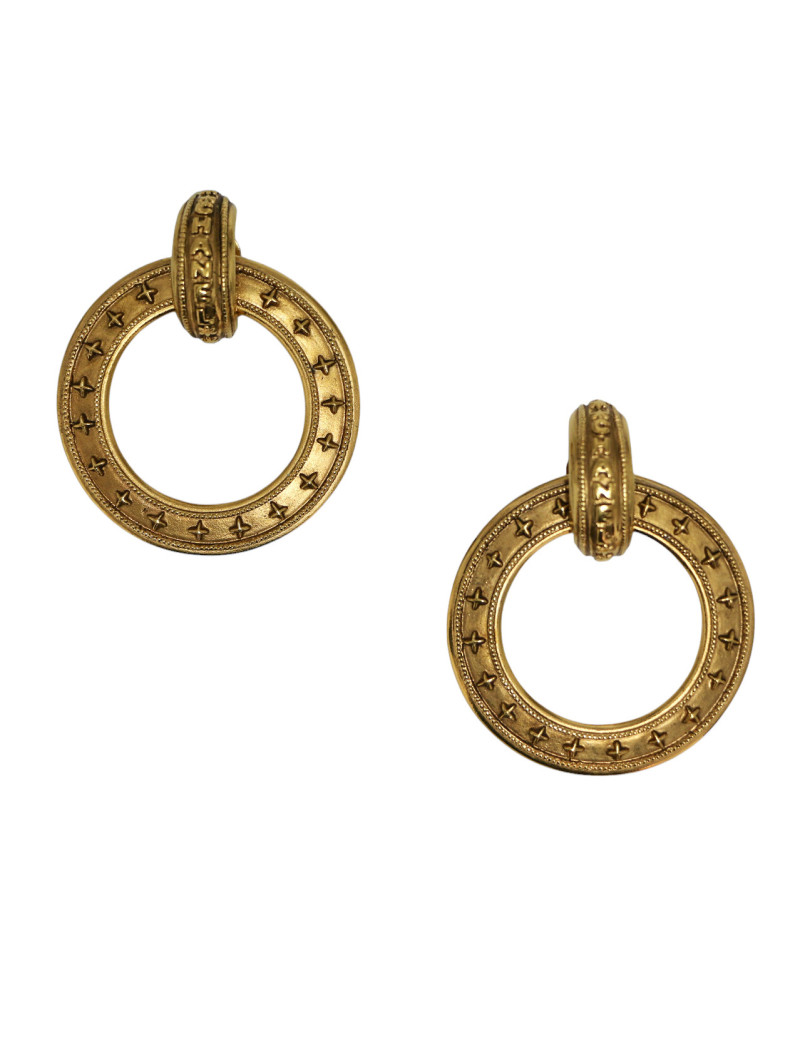 Clips créoles CHANEL vintage