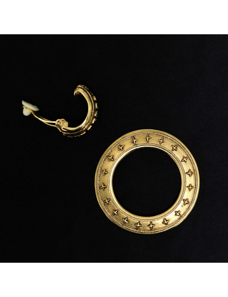 Clips créoles CHANEL vintage