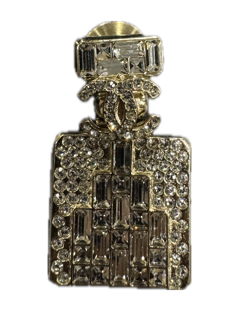 Pins CHANEL parfum strass