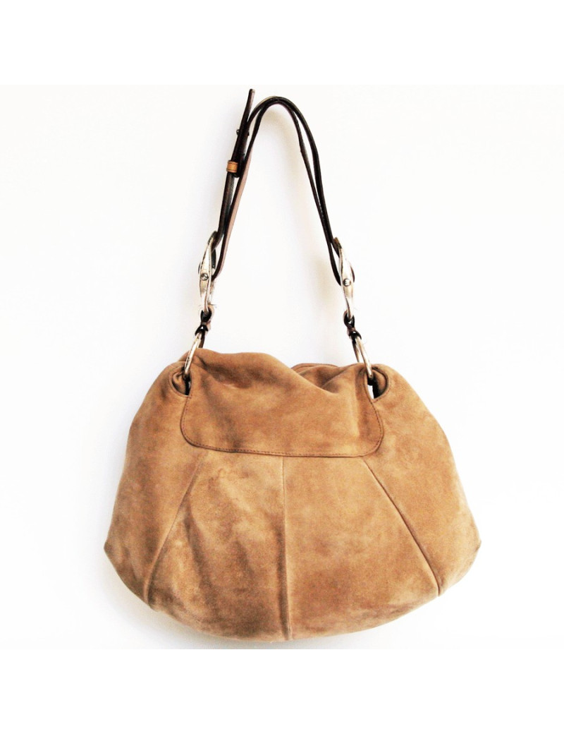 sac YVES SAINT LAURENT daim beige