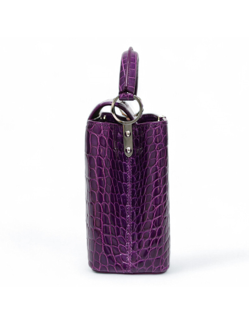 Sac Capucine  LOUIS VUITTON crocodile violet