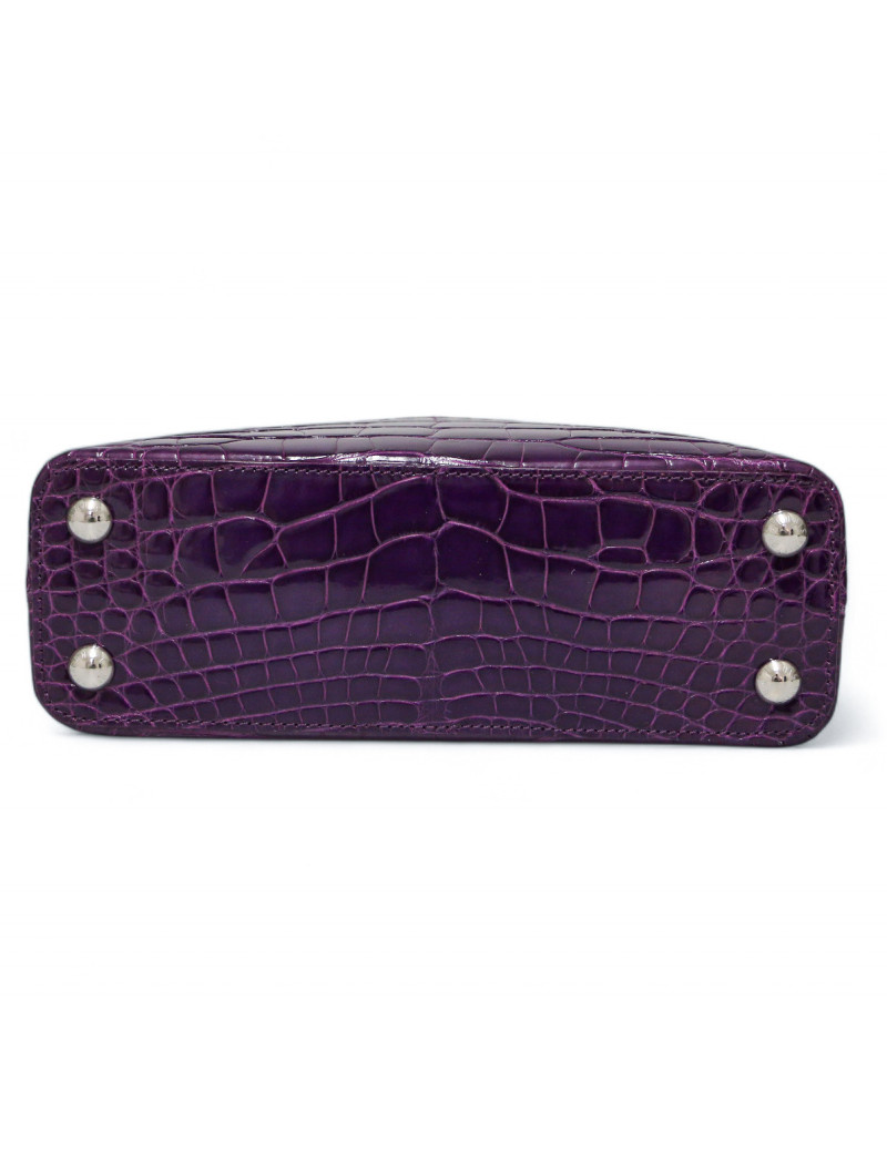 Sac Capucine  LOUIS VUITTON crocodile violet