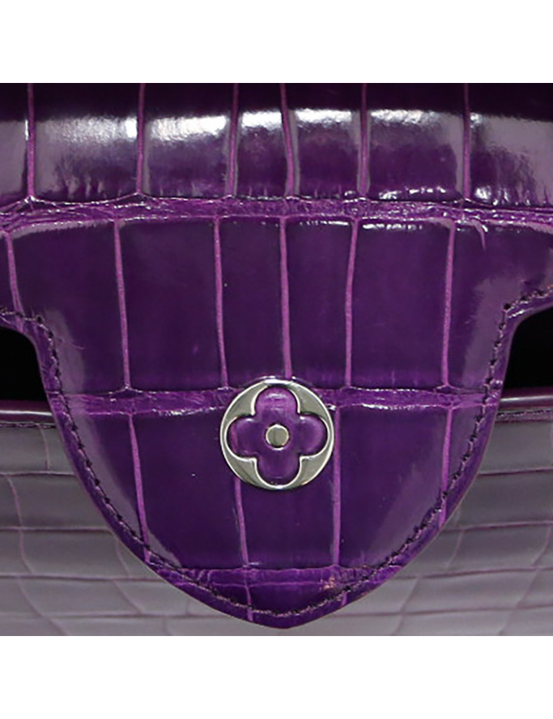 Sac Capucine  LOUIS VUITTON crocodile violet