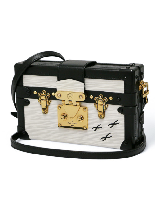 Petite malle LOUIS VUITTON blanche