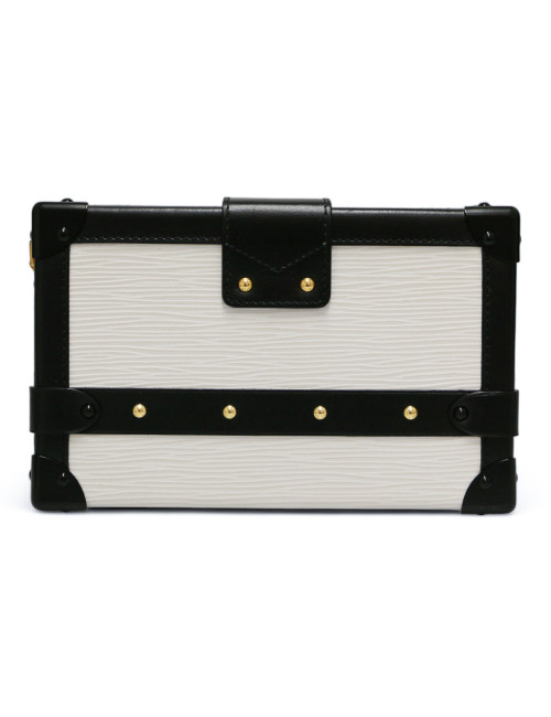 Petite malle LOUIS VUITTON blanche