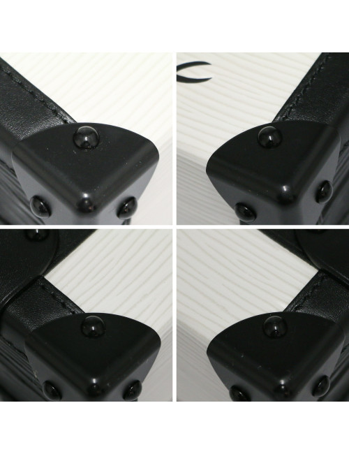 Petite malle LOUIS VUITTON blanche