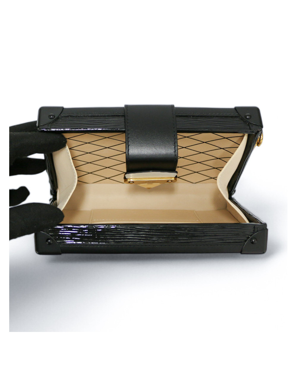 Petite malle LOUIS VUITTON blanche