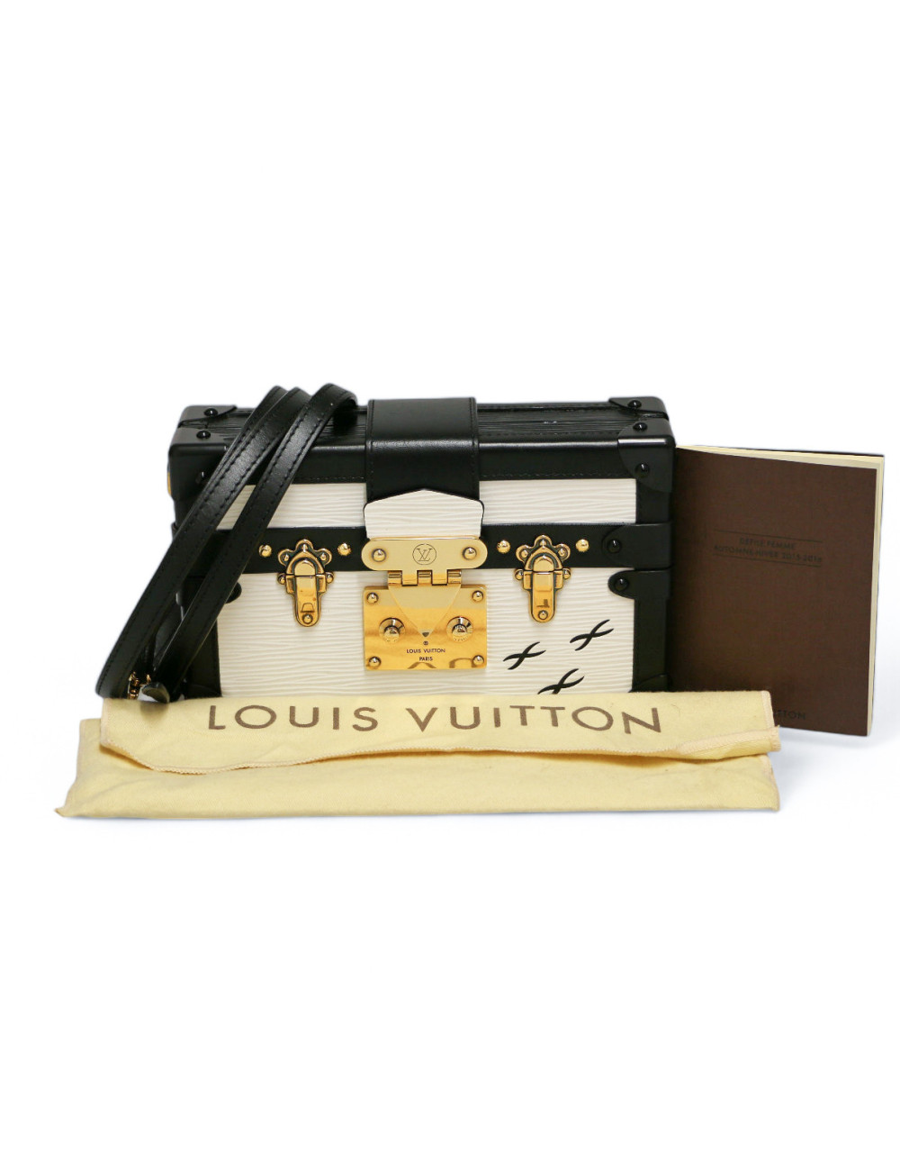 Petite malle LOUIS VUITTON blanche