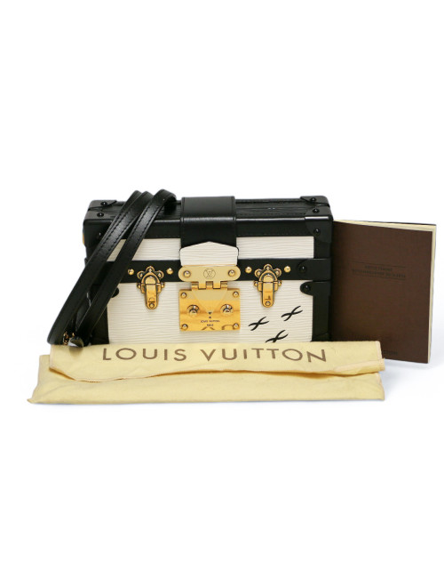 Petite malle LOUIS VUITTON blanche