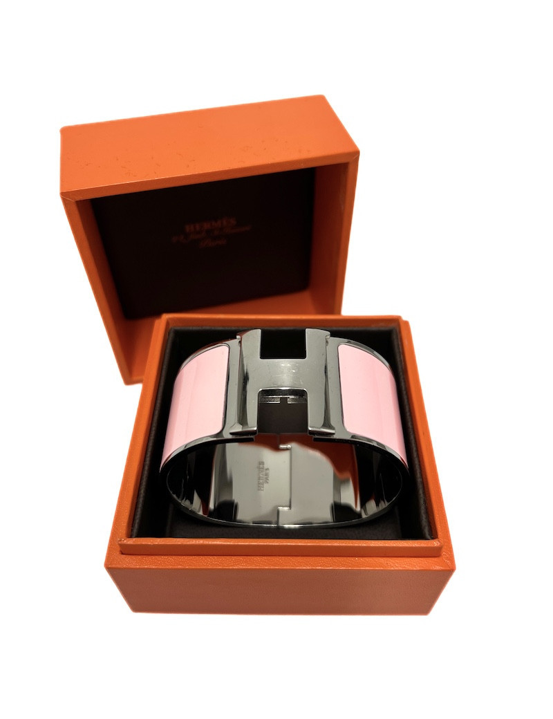 Bracelet Clic Clac H HERMES rose