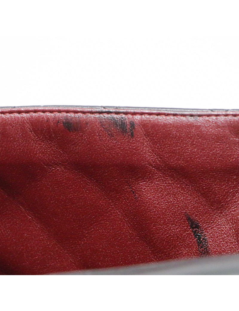 Maxi Jumbo CHANEL cuir matelassé noir