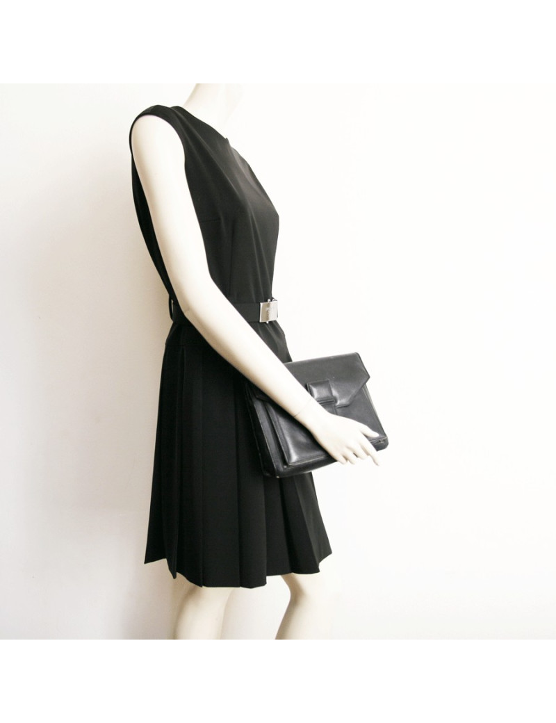 Pochette YVES SAINT LAURENT vintage noire