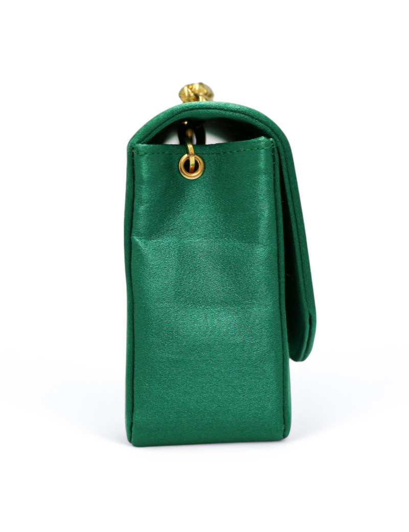 Mini Diana CHANEL satin vert
