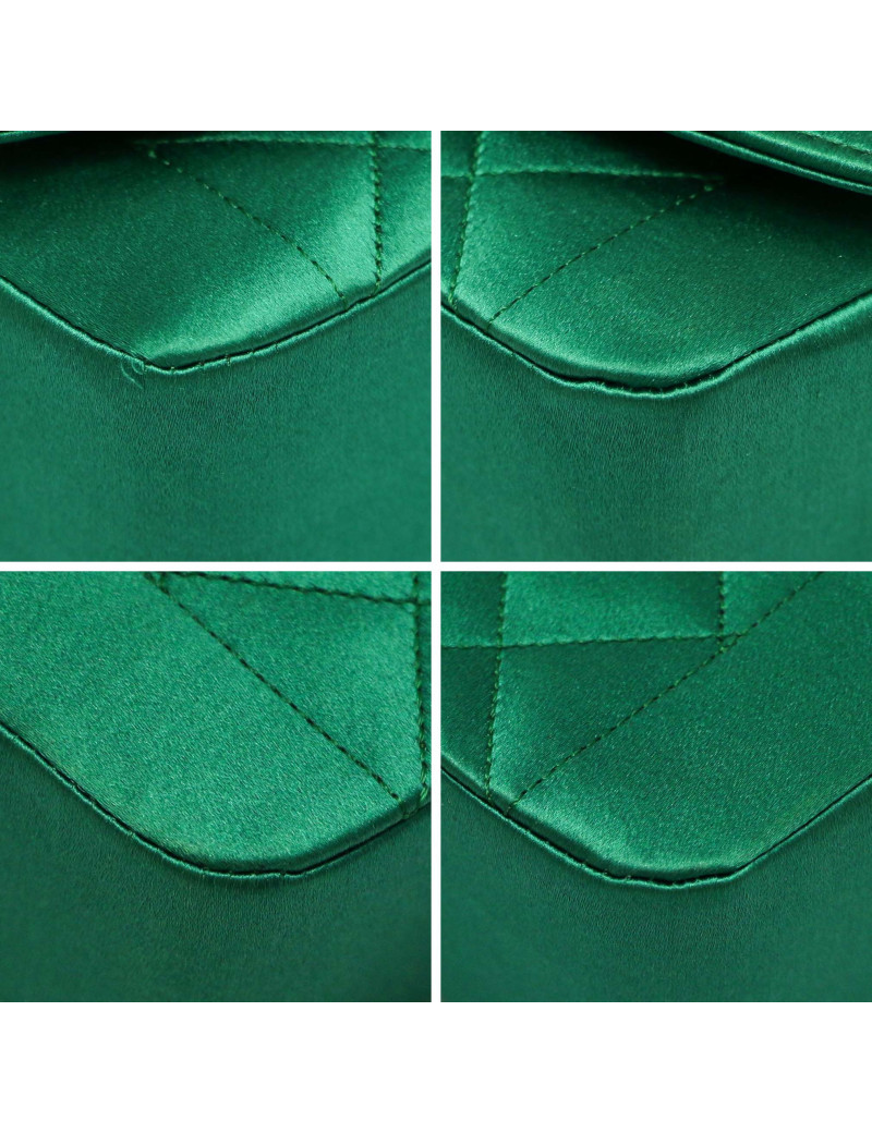 Mini Diana CHANEL satin vert