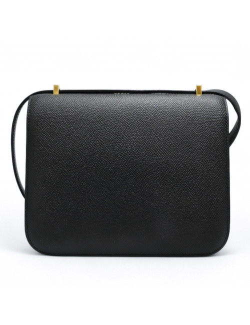Sac Constance 18 HERMES epsom noir