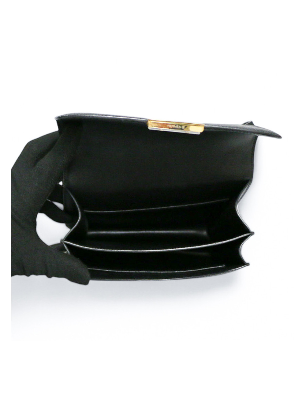 Sac Constance 18 HERMES epsom noir
