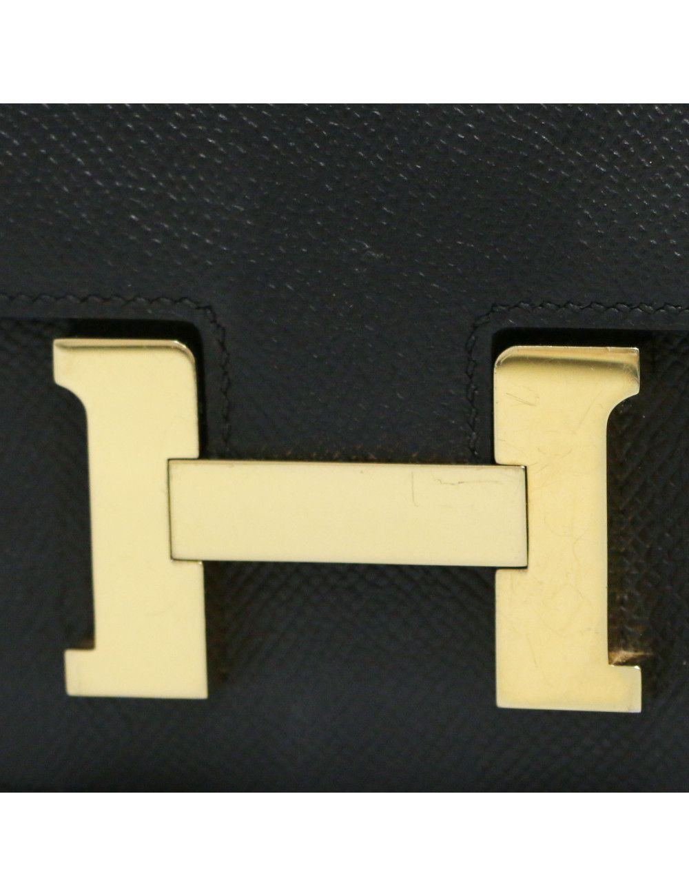 Sac Constance 18 HERMES epsom noir