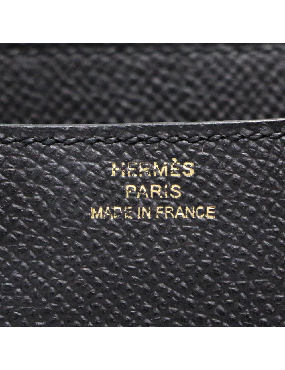 Sac Constance 18 HERMES epsom noir