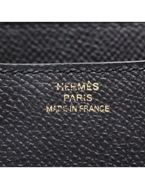 Sac Constance 18 HERMES epsom noir