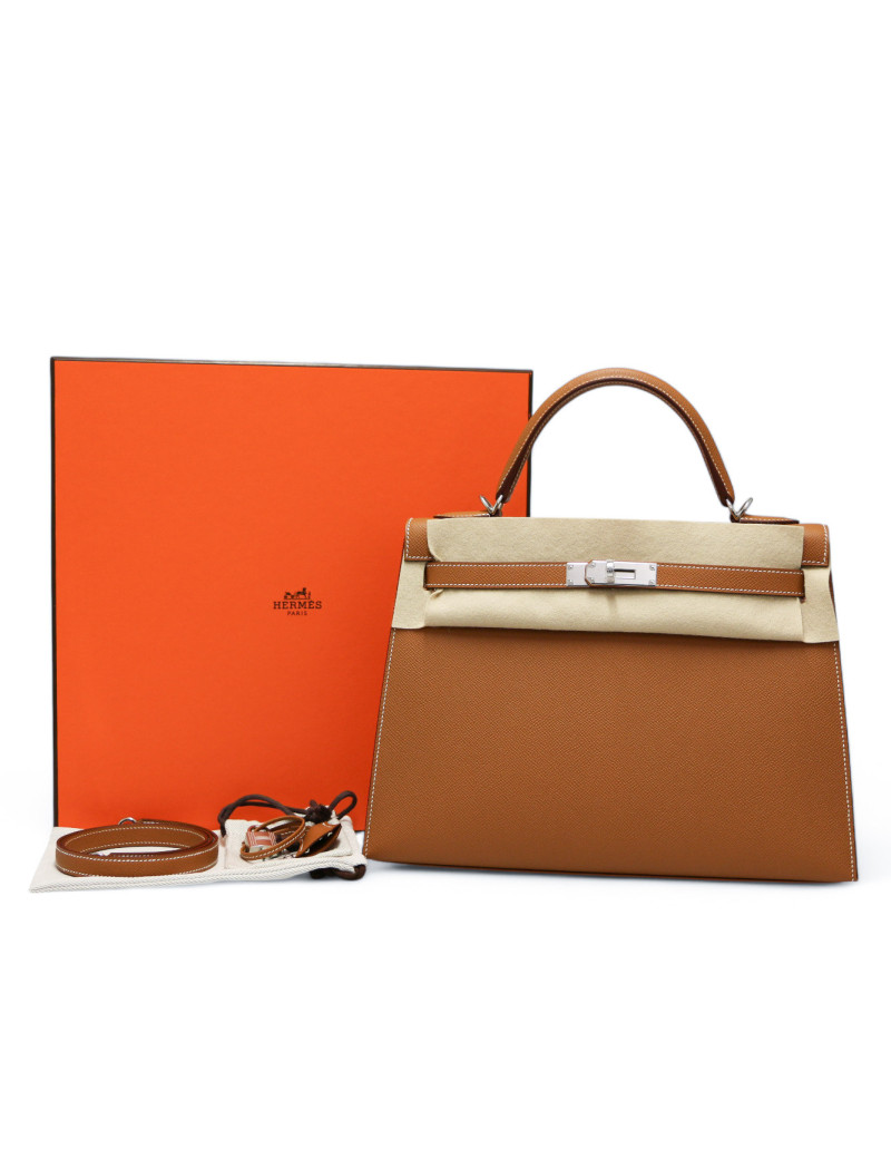 Kelly 32 HERMES II  Epsom gold 