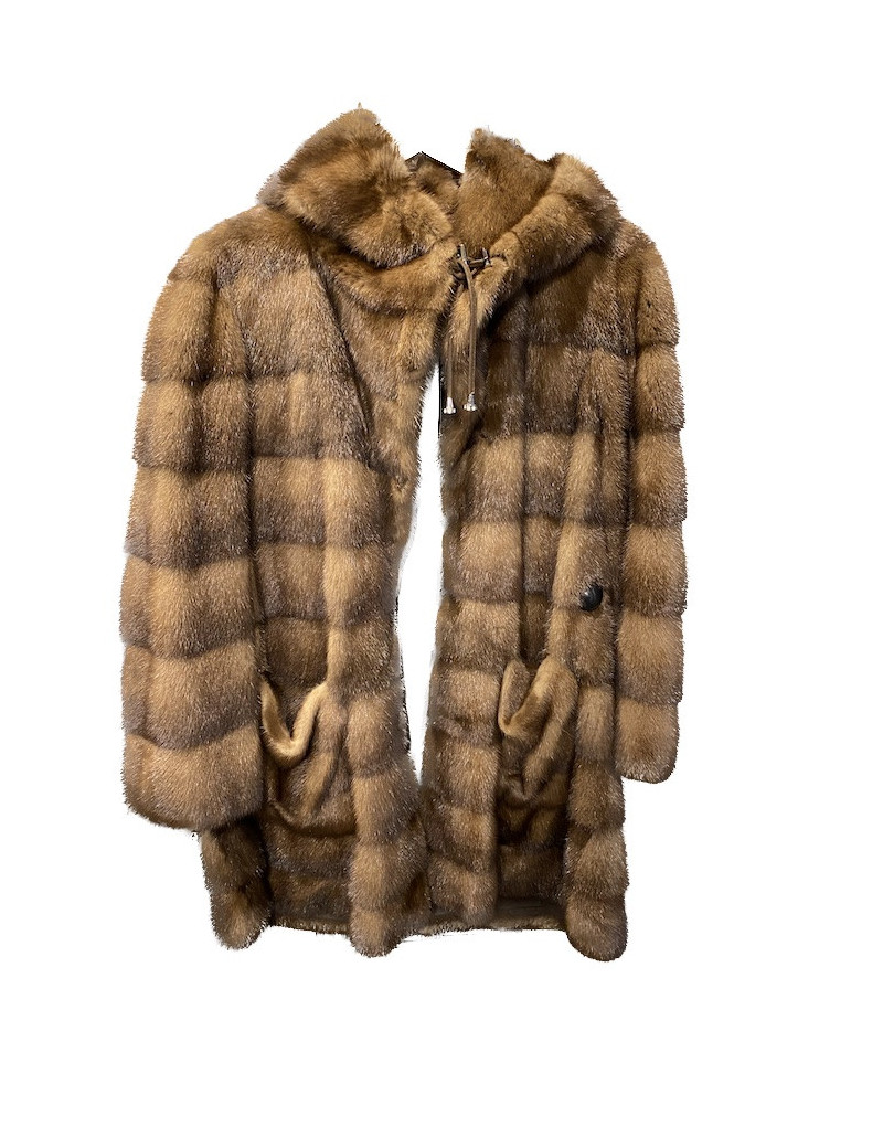 Robe pull T 38 CHANEL laine noire et blanche imprimé géométrique