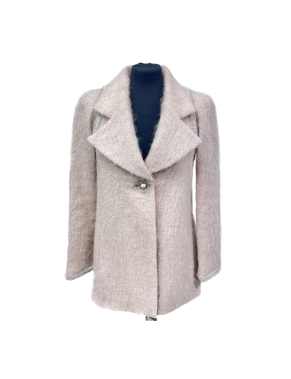 Classic white CHANEL dress