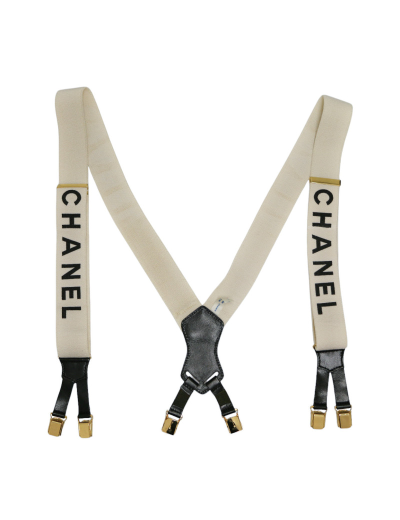 Bretelles CHANEL blanches