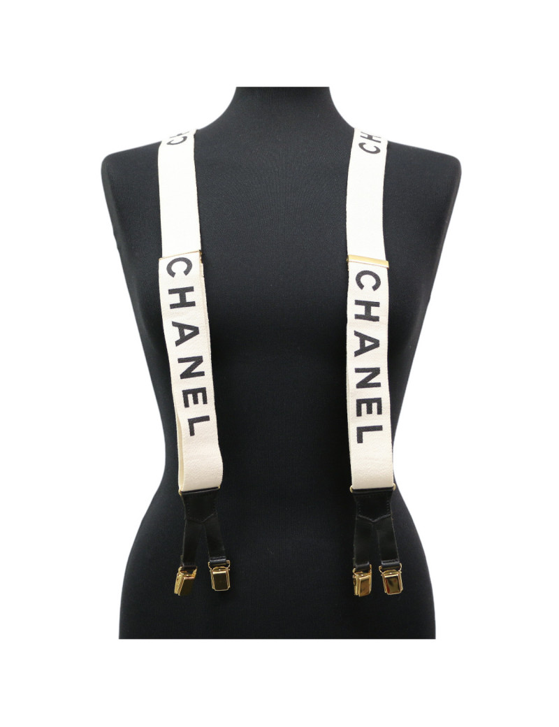Bretelles CHANEL blanches