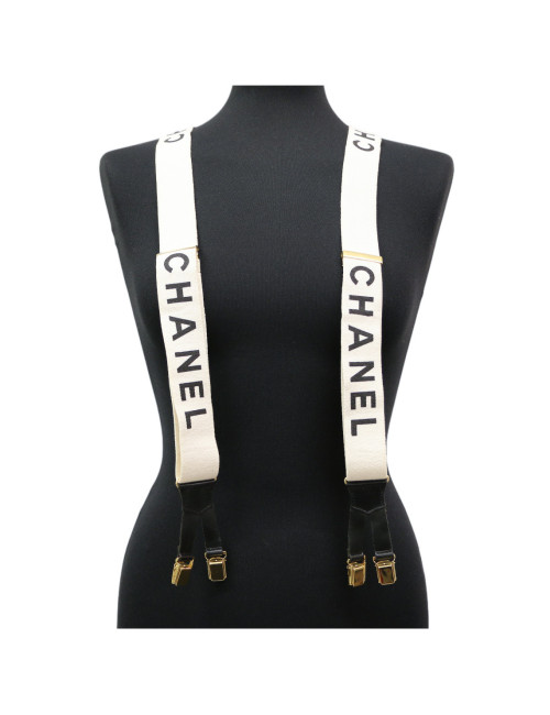 Bretelles CHANEL blanches