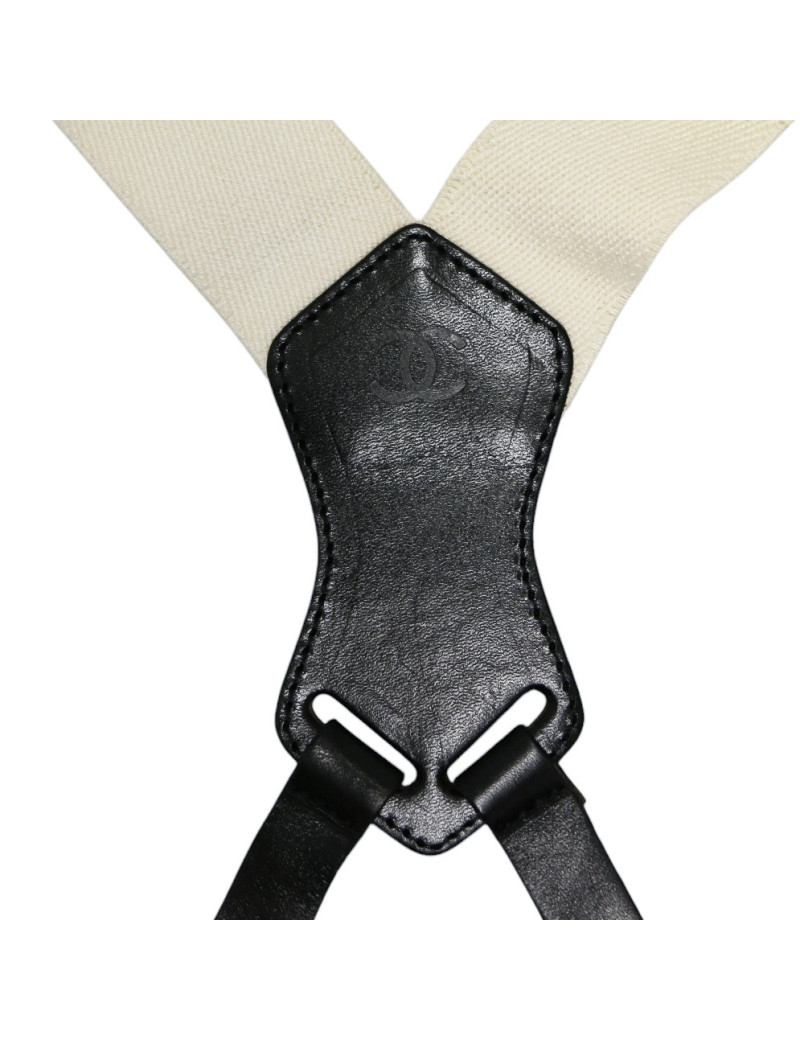 Bretelles CHANEL blanches