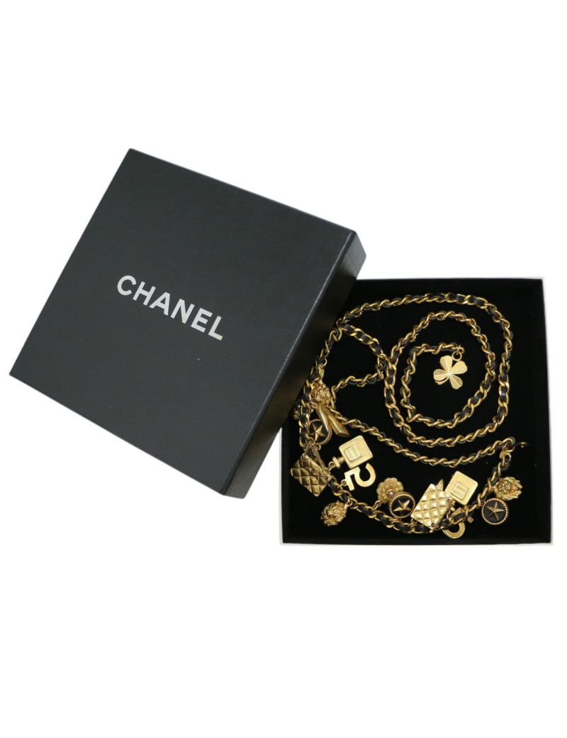 Ceinture vintage CHANEL charms