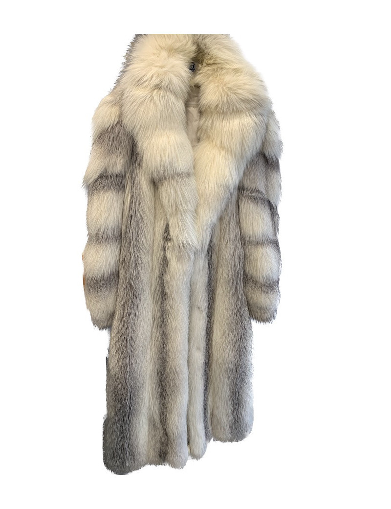 Manteau fourrure blanc 