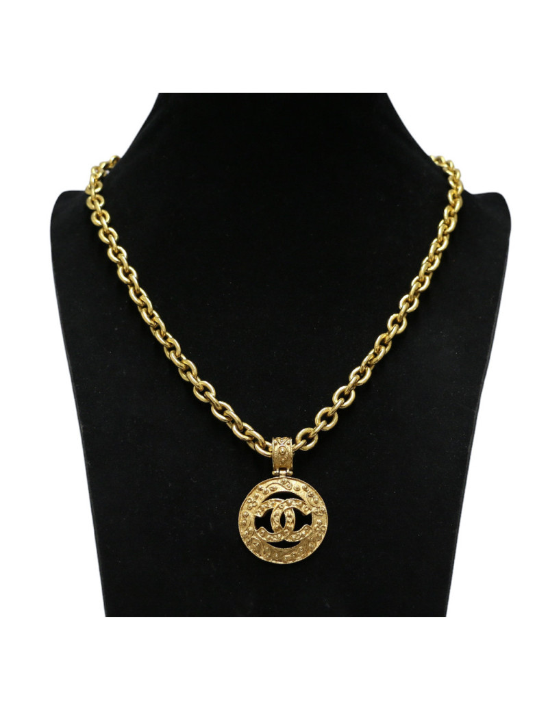 Sautoir CHANEL CC doré