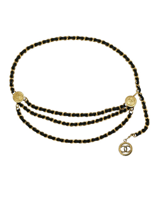 Ceinture 3 rangs CHANEL vintage