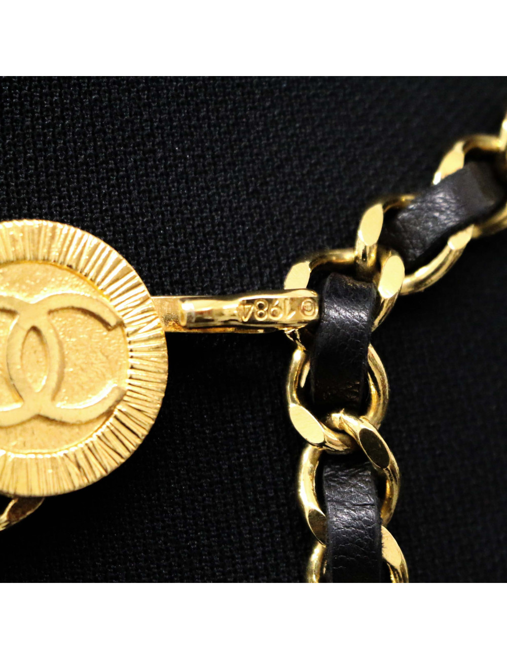 Ceinture 3 rangs CHANEL vintage