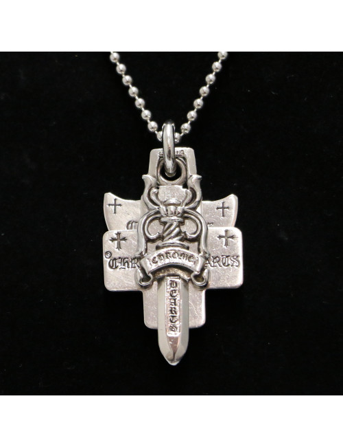 Collier CHROME HEARTS argent