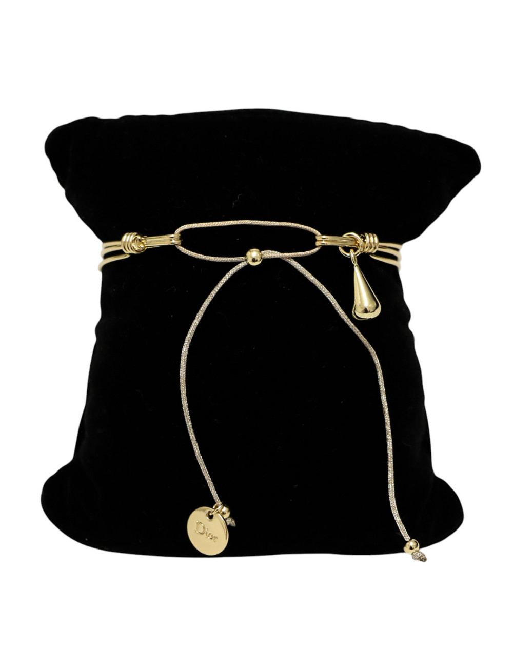 Bracelet Jadore DIOR rigide doré