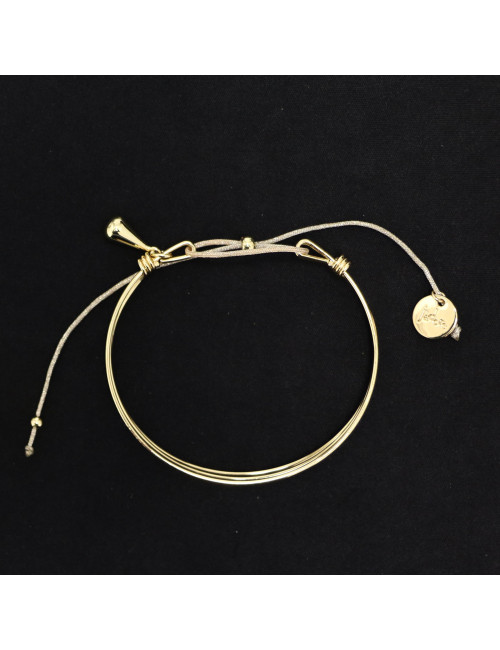 Bracelet Jadore DIOR rigide doré