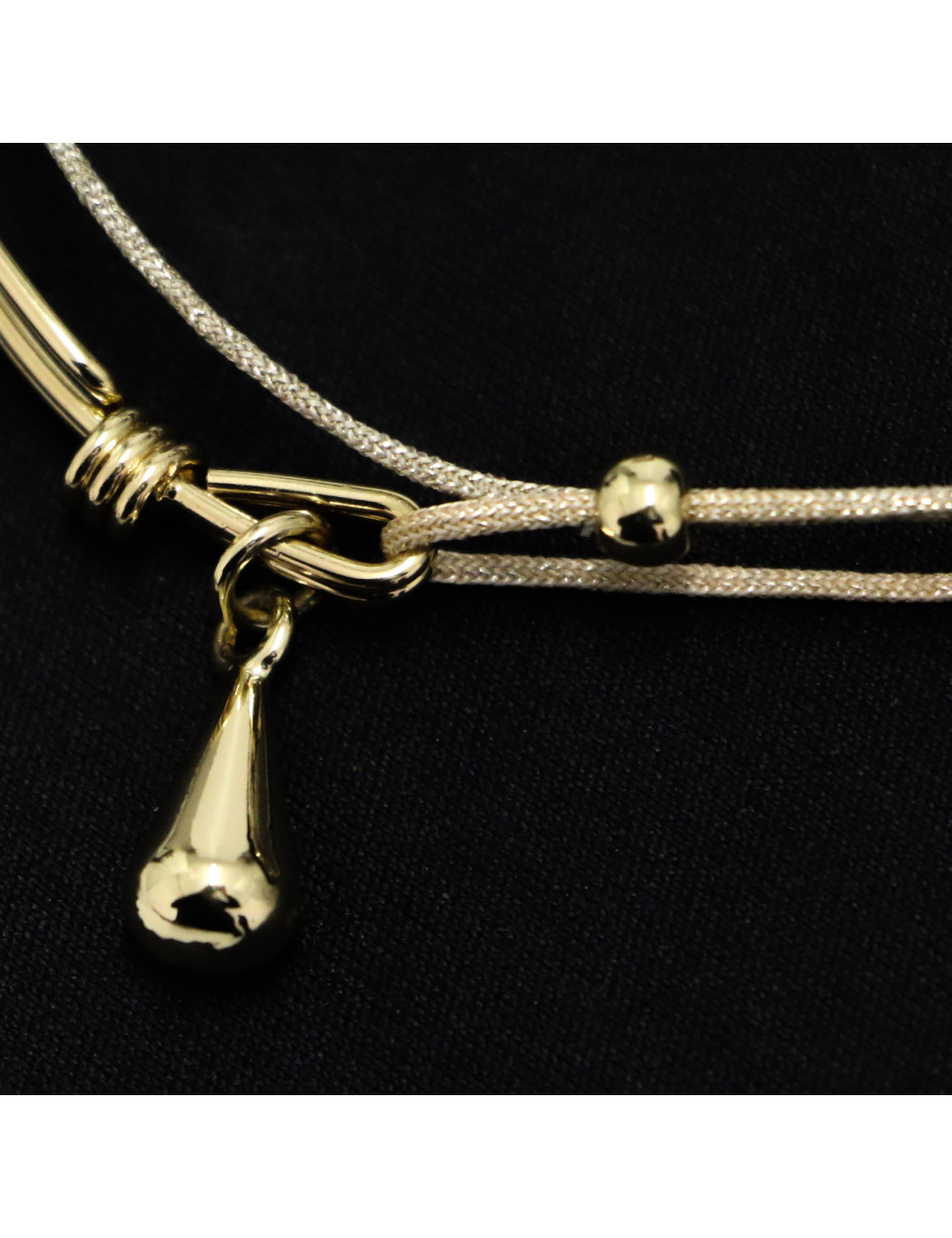 Bracelet Jadore DIOR rigide doré