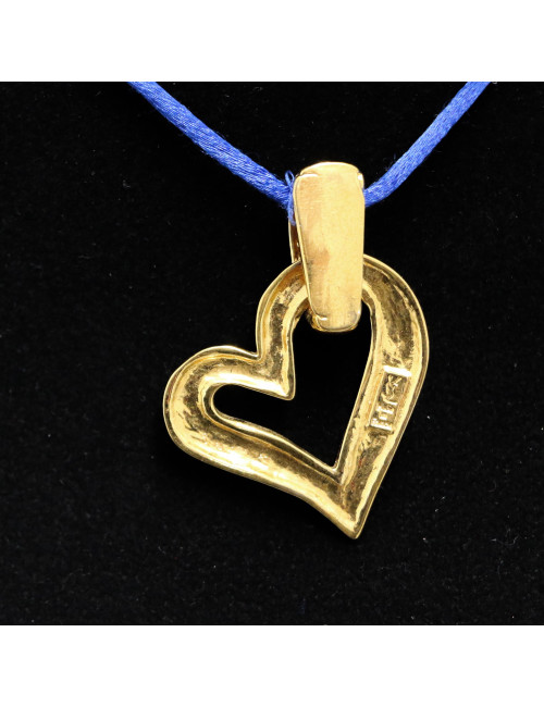 Collier YSL Yves Saint Laurent coeur