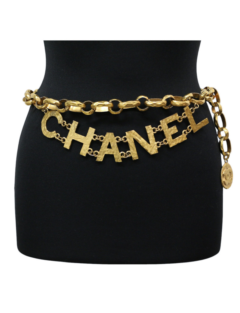 Collector CHANEL ceinture chaine vintage